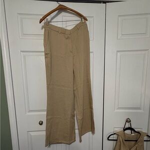OGL Wide Leg Pants in Ecru- same color as the Vest in my closet! Can be a set!